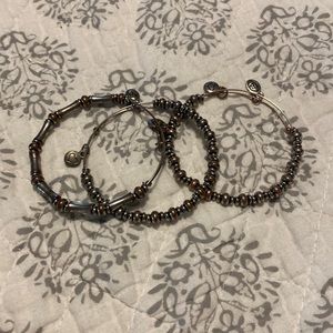 Set of 3 Beaded Bangles